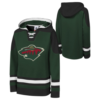 Minnesota Wild детски суитшърт с качулка NHL Ageless Must Have – Home Pullover