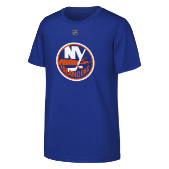 New York Islanders детска тениска Matthew Schaefer #48 NHL Flat Name & Number Short Sleeve Cotton