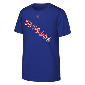 New York Rangers детска тениска Igor Shesterkin #31 NHL Flat Name & Number Short Sleeve Cotton