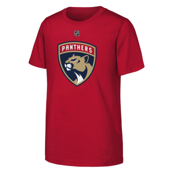 Florida Panthers детска тениска Sam Bennett #9 NHL Flat Name & Number Short Sleeve Cotton