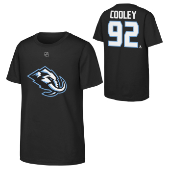 Utah Hockey Club детска тениска Logan Cooley #92 NHL Flat Name & Number Short Sleeve Cotton