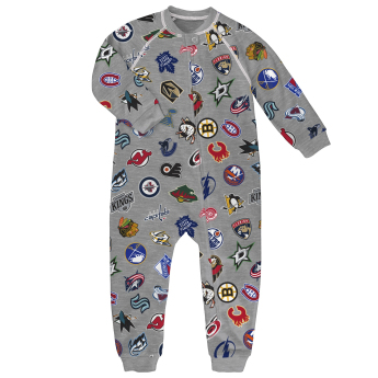 NHL продукти детски гащеризон Raglan Zip Up Coverall
