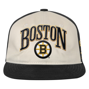 Boston Bruins детска бейзболна шапка с козирка NHL Flatbrim Arch Deadstock Snapback