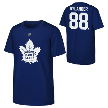 Toronto Maple Leafs детска тениска William Nylander #88 NHL Flat Name & Number Short Sleeve Cotton