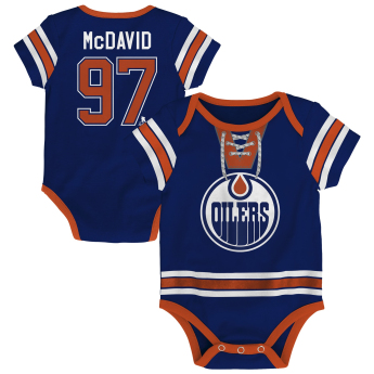 Edmonton Oilers детско боди Connor McDavid #97 NHL Hockey Pro Creeper – Name & Number