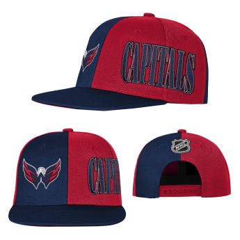 Washington Capitals детска бейзболна шапка с козирка NHL Icebound Flatbrim Snapback