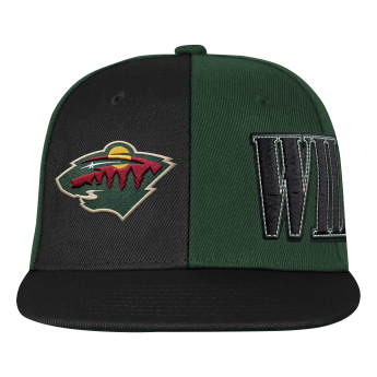 Minnesota Wild детска бейзболна шапка с козирка NHL Icebound Flatbrim Snapback