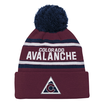 Colorado Avalanche детска зимна шапка NHL 3rd Jersey Jacquard Cuff Pom