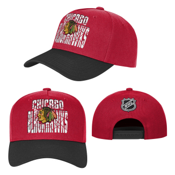 Chicago Blackhawks детска бейзболна шапка с козирка NHL Icebound Pro Crown