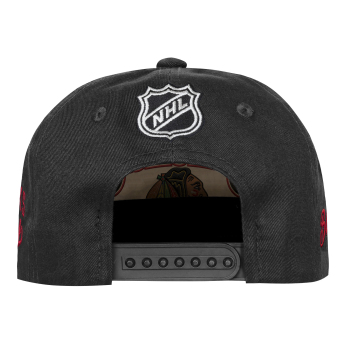 Chicago Blackhawks детска бейзболна шапка с козирка NHL Flatbrim Arch Deadstock Snapback