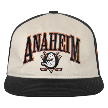 Anaheim Ducks детска бейзболна шапка с козирка NHL Flatbrim Arch Deadstock Snapback