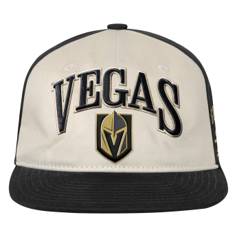Vegas Golden Knights детска бейзболна шапка с козирка NHL Flatbrim Arch Deadstock Snapback
