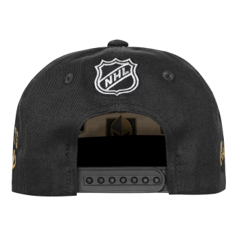 Vegas Golden Knights детска бейзболна шапка с козирка NHL Flatbrim Arch Deadstock Snapback