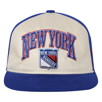 New York Rangers детска бейзболна шапка с козирка NHL Flatbrim Arch Deadstock Snapback