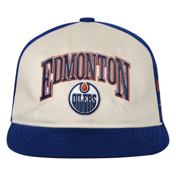 Edmonton Oilers детска бейзболна шапка с козирка NHL Flatbrim Arch Deadstock Snapback