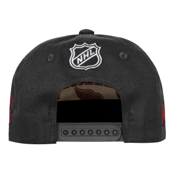 Detroit Red Wings детска бейзболна шапка с козирка NHL Flatbrim Arch Deadstock Snapback