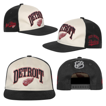 Detroit Red Wings детска бейзболна шапка с козирка NHL Flatbrim Arch Deadstock Snapback