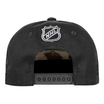 Minnesota Wild детска бейзболна шапка с козирка NHL Flatbrim Arch Deadstock Snapback