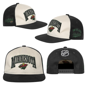 Minnesota Wild детска бейзболна шапка с козирка NHL Flatbrim Arch Deadstock Snapback