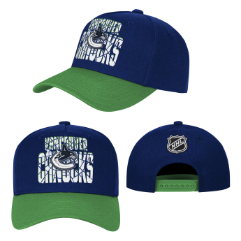 Vancouver Canucks детска бейзболна шапка с козирка NHL Icebound Pro Crown