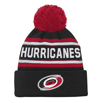 Carolina Hurricanes детска зимна шапка NHL 3rd Jersey Jacquard Cuff Pom