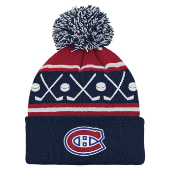 Montreal Canadiens детска зимна шапка NHL Face-Off Cuff Pom