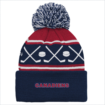 Montreal Canadiens детска зимна шапка NHL Face-Off Cuff Pom