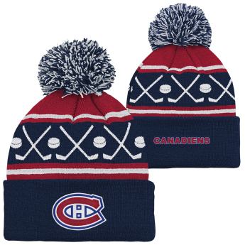Montreal Canadiens детска зимна шапка NHL Face-Off Cuff Pom