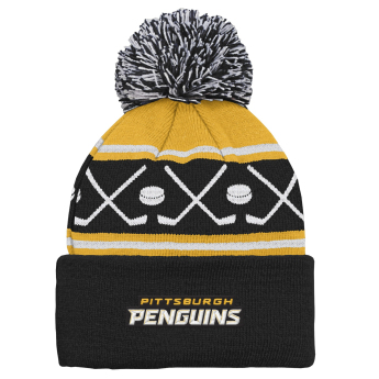 Pittsburgh Penguins детска зимна шапка NHL Face-Off Cuff Pom