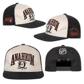Anaheim Ducks детска бейзболна шапка с козирка NHL Flatbrim Arch Deadstock Snapback