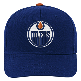 Edmonton Oilers детска бейзболна шапка с козирка NHL Precurved Snap