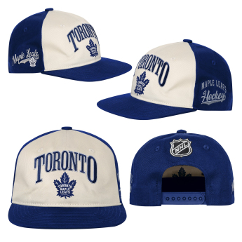 Toronto Maple Leafs детска бейзболна шапка с козирка NHL Flatbrim Arch Deadstock Snapback