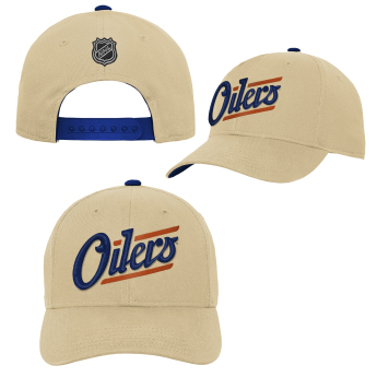Edmonton Oilers детска бейзболна шапка с козирка NHL 3rd Jersey Precurved Snap
