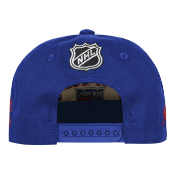 New York Rangers детска бейзболна шапка с козирка NHL Flatbrim Arch Deadstock Snapback