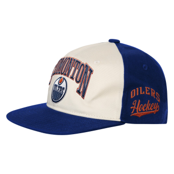 Edmonton Oilers детска бейзболна шапка с козирка NHL Flatbrim Arch Deadstock Snapback