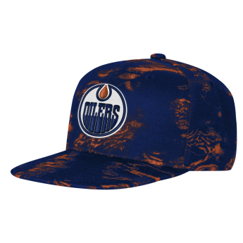 Edmonton Oilers детска бейзболна шапка с козирка NHL Dynamics Flat Brim Snapback
