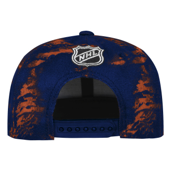 Edmonton Oilers детска бейзболна шапка с козирка NHL Dynamics Flat Brim Snapback