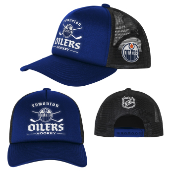 Edmonton Oilers детска бейзболна шапка с козирка NHL Power Up Trucker