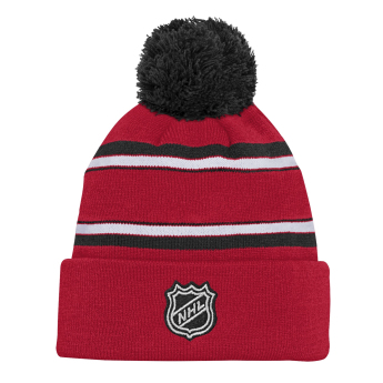 Chicago Blackhawks детска зимна шапка NHL 3rd Jersey Jacquard Cuff Pom
