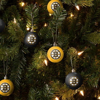 Boston Bruins топки за коледна елха NHL 12 Pack Ball Ornament Set