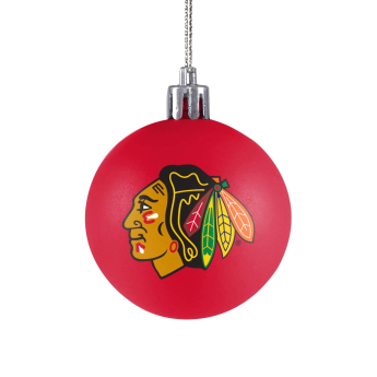 Chicago Blackhawks топки за коледна елха NHL FOCO 12 Pack Ball Ornament Set