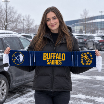 Buffalo Sabres зимен шал NHL Patch Letter