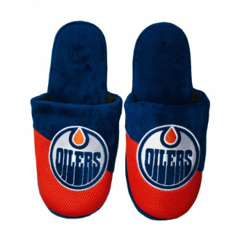 Edmonton Oilers мъжки пантофи Logo Staycation Slipper