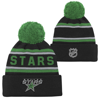 Dallas Stars детска зимна шапка NHL 3Rd Jersey Jacquard Cuff Pom