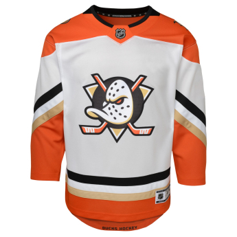 Anaheim Ducks детска фланелка NHL Premier White/Away