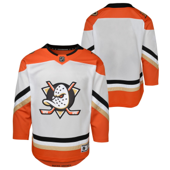 Anaheim Ducks детска фланелка NHL Premier White/Away