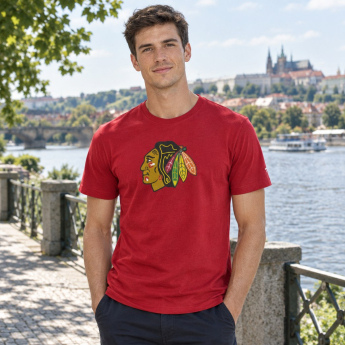 Chicago Blackhawks мъжка тениска Primary Logo Graphic T-Shirt - VALUE
