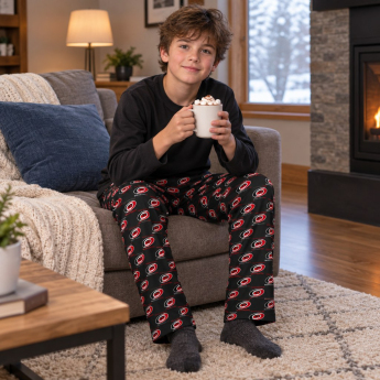 Carolina Hurricanes детски пижамени панталони Colored Printed Pant