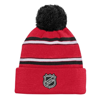 Chicago Blackhawks детска зимна шапка 3Rd Jersey Jacquard Cuff Pom