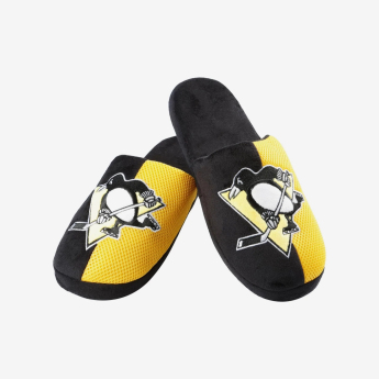 Pittsburgh Penguins мъжки пантофи Logo Staycation Slipper
